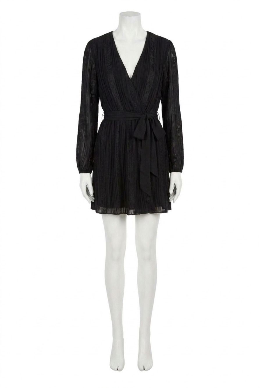 NEW THE KOOPLES lace mini dress in black